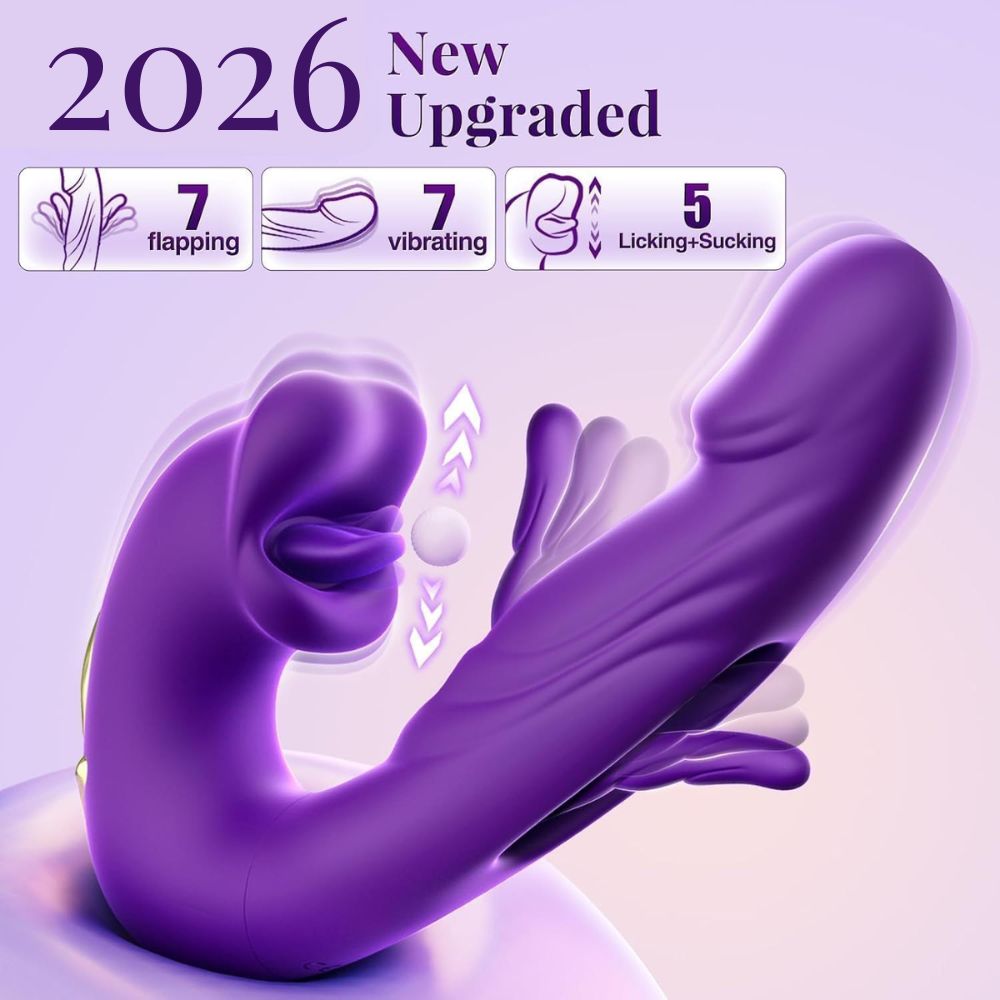 2026 Upgraded Morenza™ 4-in-1 Flapping & Licking Vibrator for Women