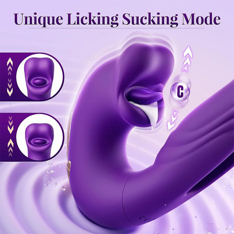 2026 Upgraded Morenza™ 4-in-1 Flapping & Licking Vibrator for Women