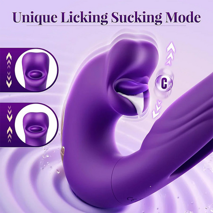 2026 Upgraded Morenza™ 4-in-1 Flapping & Licking Vibrator for Women