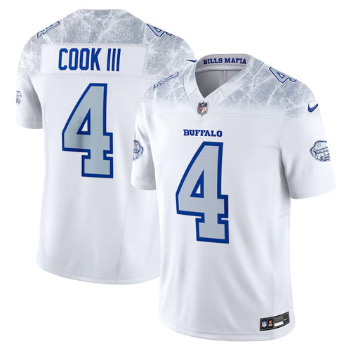James Cook III Buffalo Bills 2025 Rivalries Collection Jersey - White