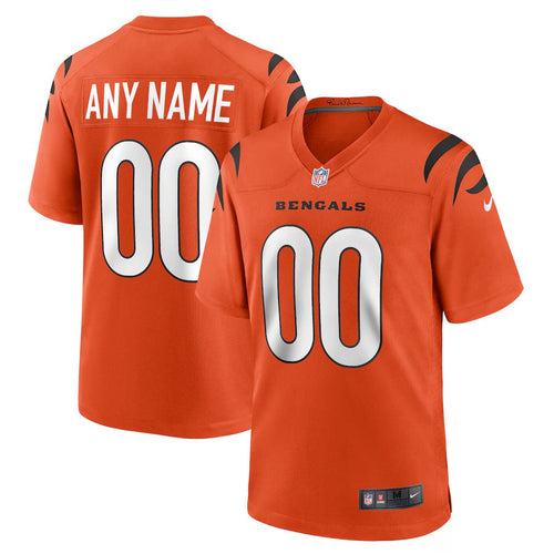 Custom Cincinnati Bengals Jersey - Orange