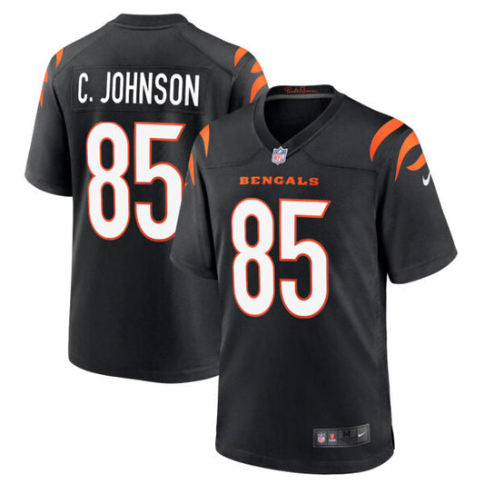 Chad Johnson Cincinnati Bengals Retired Player Home Jersey - Black