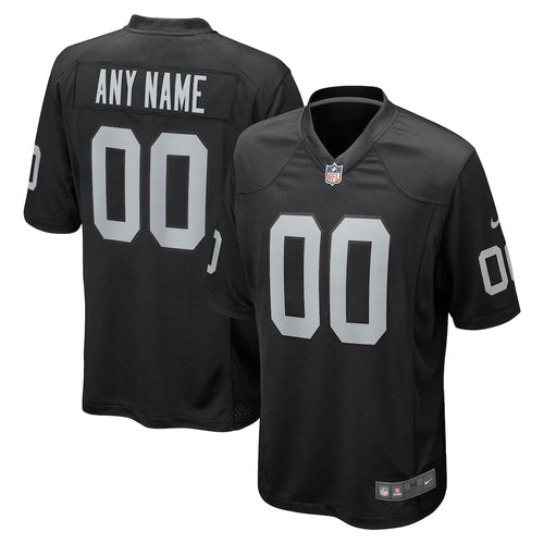 Custom Las Vegas Raiders Jersey - Black