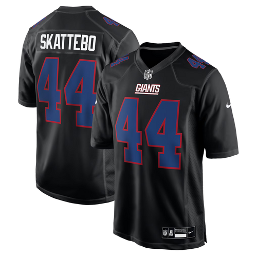 Cam Skattebo New York Giants Jersey - Carbon Black