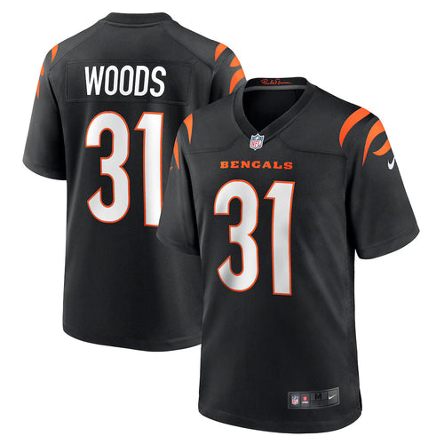 Ickey Woods Cincinnati Bengals Retired Player Jersey - Black