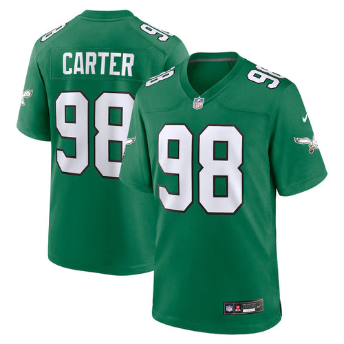 Jalen Carter Philadelphia Eagles Alternate Jersey - Kelly Green