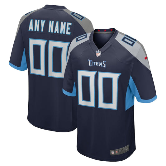 Custom Tennessee Titans Jersey - Navy