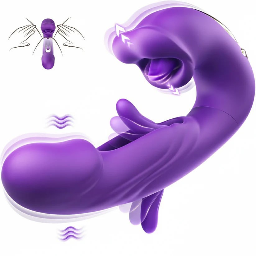 2026 Upgraded Morenza™ 4-in-1 Flapping & Licking Vibrator for Women